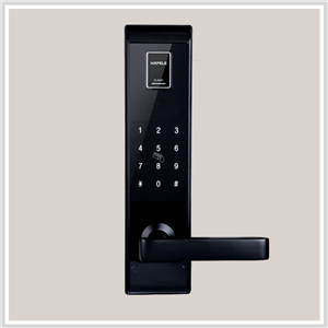 Khóa điện tử Hafele EL9000-TCS / Màu đen, cho Cửa gỗ, Mã số 912.05.378